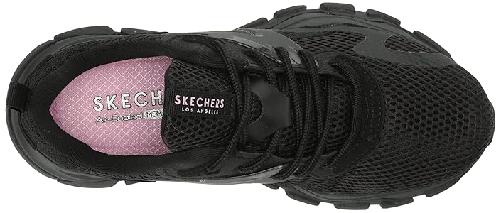Amazon.com | Skechers Women's Sierra-SIDEBIZ Sneaker, BBK, 5